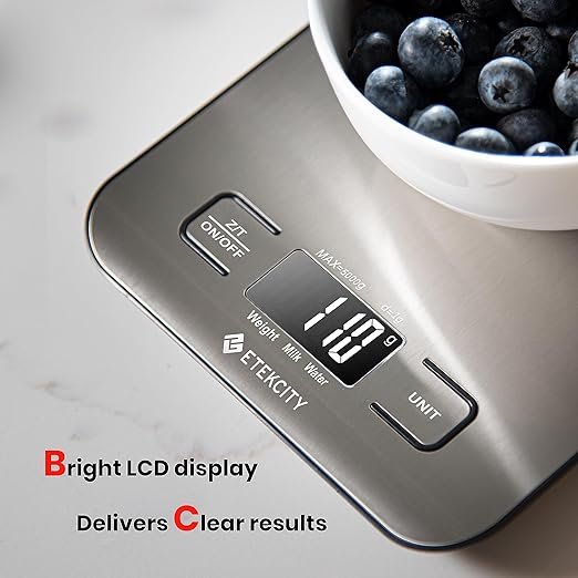 digital kitchen scale for meal prep