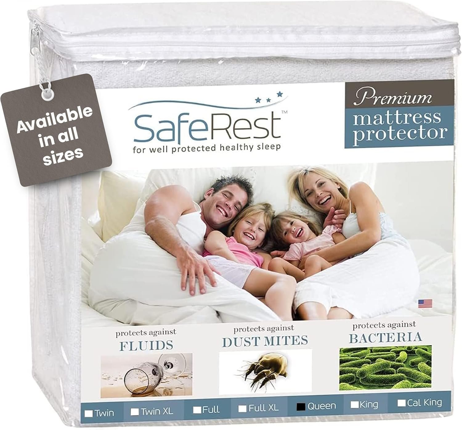 SafeRest Queen Mattress Protector
