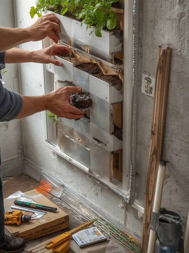 Biophilic indoor wall install - Illustration 2