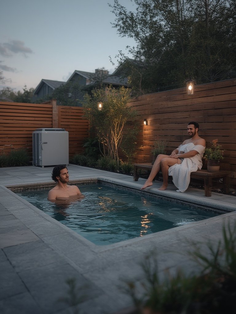 Cold plunge pool backyard - Illustration 3