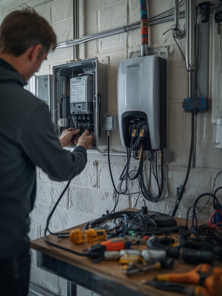 EV charger install Level 2 - Illustration 2